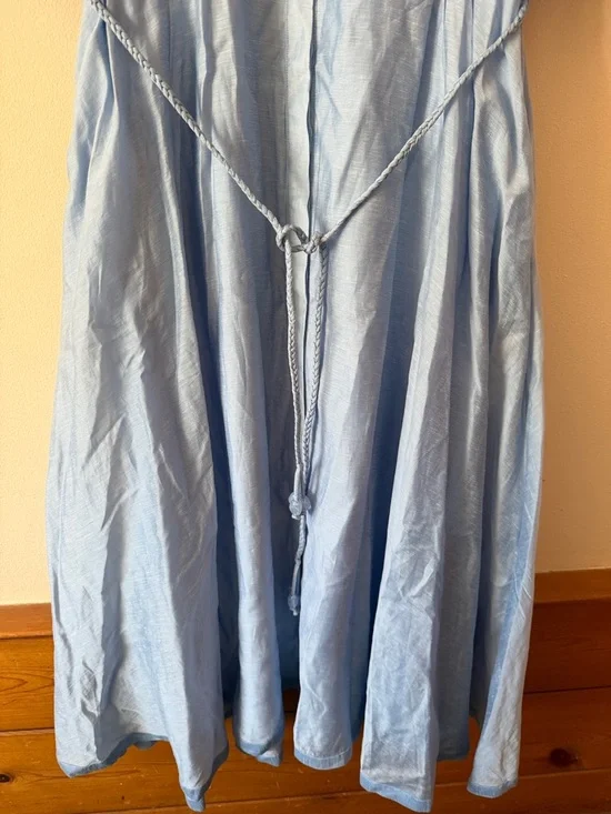 Hyacinth House Powder Blue Cindy Midi Dress Size XL - Picture 4 of 7